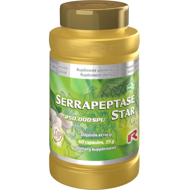 STARLIFE SERRAPEPTASE STAR 60 cps