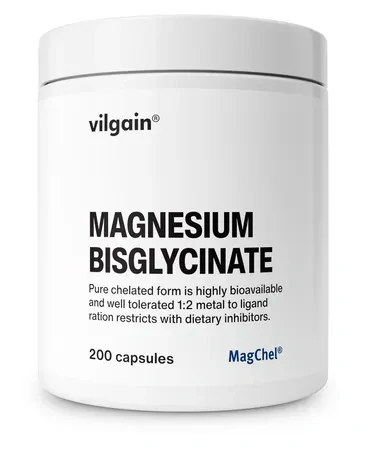 Vilgain magnesium bisglycinate 200 cps