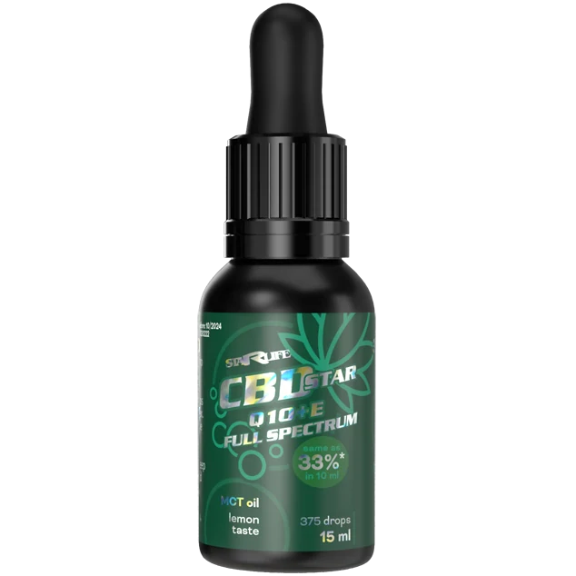 STARLIFE CBD STAR Q10+E, 33% 15 ml